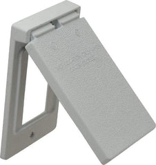 Cooper Crouse-Hinds - Electrical Outlet Box Aluminum Weatherproof Cover - Includes Gasket - Benchmark Tooling