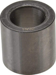 Value Collection - Type P, 15/32" Inside Diam, Headless, Press Fit Drill Bushing - 3/4" Body Outside Diam, 3/4" OAL, Steel - Benchmark Tooling