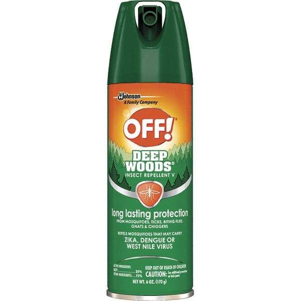 OFF! - 6 oz 25% DEET Aerosol Spray - For Black Flies, Chiggers, Fleas, Gnats, Mosquitos, Ticks - Benchmark Tooling