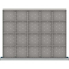 LISTA - 20-Compartment Drawer Divider Layout for 3.15" High Drawers - Benchmark Tooling
