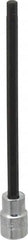 Proto - 3/8" Drive, 6mm Hex Bit Socket - 6-29/32" OAL, 5" Bit Length - Benchmark Tooling