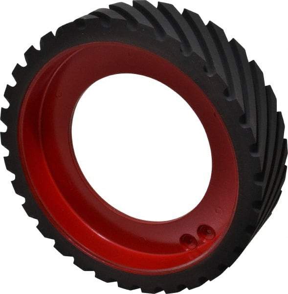 Made in USA - 8" Diam x 2" Wide Contact Wheel - Quick Change, Hard - Benchmark Tooling