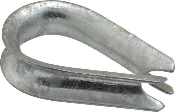 Value Collection - 3/8" Wire Rope Thimble Clip - Steel, Galvanized - Benchmark Tooling