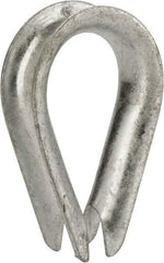 Value Collection - 7/16" Wire Rope Thimble Clip - Steel, Galvanized - Benchmark Tooling