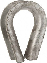 Value Collection - 7/8" Wire Rope Thimble Clip - Steel, Galvanized - Benchmark Tooling