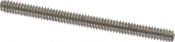 Value Collection - #10-24 2-1/2" OAL Fully Threaded Stud - Carbon Steel, Plain Finish - Benchmark Tooling