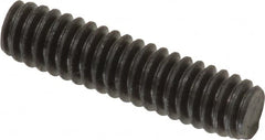 Value Collection - 1/4-20 1" OAL Fully Threaded Stud - Carbon Steel, Plain Finish - Benchmark Tooling