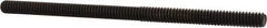 Value Collection - 1/4-20 4-1/2" OAL Fully Threaded Stud - Carbon Steel, Plain Finish - Benchmark Tooling