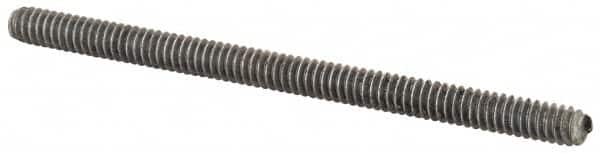 Value Collection - #10-24 3" OAL Fully Threaded Stud - Aluminum, Plain Finish - Benchmark Tooling