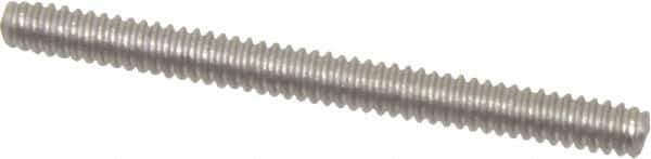 Value Collection - #6-32 1-1/2" OAL Fully Threaded Stud - Stainless Steel, Plain Finish - Benchmark Tooling