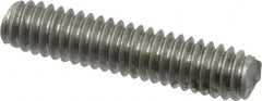 Value Collection - #8-32 3/4" OAL Fully Threaded Stud - Stainless Steel, Plain Finish - Benchmark Tooling