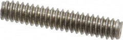 Value Collection - #10-24 1" OAL Fully Threaded Stud - Stainless Steel, Plain Finish - Benchmark Tooling