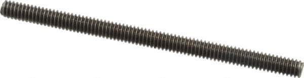 Value Collection - 1/4-20 4" OAL Fully Threaded Stud - Stainless Steel, Plain Finish - Benchmark Tooling