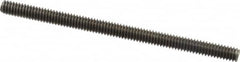 Value Collection - 1/4-20 4" OAL Fully Threaded Stud - Stainless Steel, Plain Finish - Benchmark Tooling