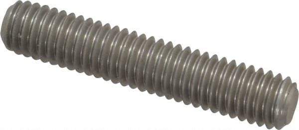 Value Collection - 3/8-16 2" OAL Fully Threaded Stud - Stainless Steel, Plain Finish - Benchmark Tooling