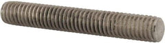 Value Collection - 3/8-16 2-1/2" OAL Fully Threaded Stud - Stainless Steel, Plain Finish - Benchmark Tooling