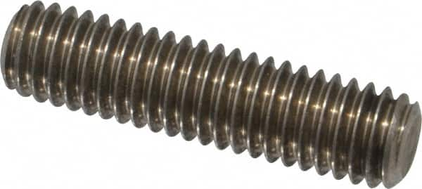 Value Collection - 3/8-16 1-1/2" OAL Fully Threaded Stud - Stainless Steel, Plain Finish - Benchmark Tooling