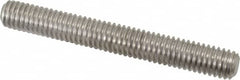 Value Collection - 3/8-16 3" OAL Fully Threaded Stud - Stainless Steel, Plain Finish - Benchmark Tooling