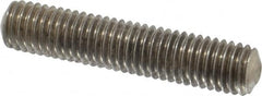 Value Collection - 1/2-13 2-1/2" OAL Fully Threaded Stud - Stainless Steel, Plain Finish - Benchmark Tooling