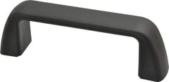 J.W. Winco - 4.33" Center to Center, Black Matte Finish Plastic Pull Handle - 1.57" High - Benchmark Tooling