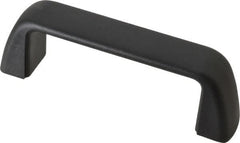 J.W. Winco - 110mm Center to Center, Black Matte Finish Plastic Pull Handle - 32mm Long, 40mm High - Benchmark Tooling