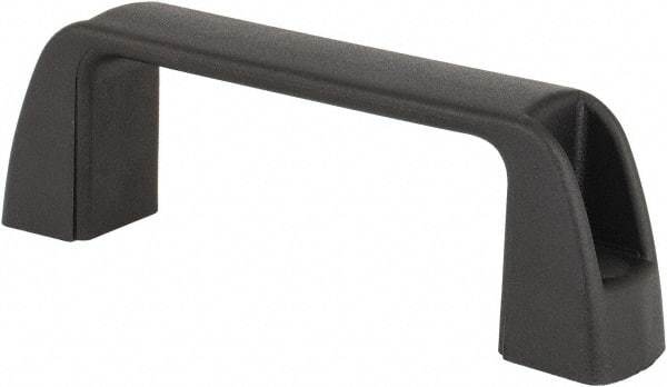 J.W. Winco - 3.68" Center to Center, Black Matte Finish Plastic Pull Handle - 1.18" Long, 1.42" High - Benchmark Tooling