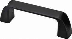 J.W. Winco - 4.61" Center to Center, Black Matte Finish Plastic Pull Handle - 1.34" Long, 1.61" High - Benchmark Tooling