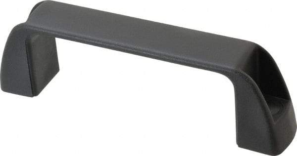 J.W. Winco - 5.2" Center to Center, Black Matte Finish Plastic Pull Handle - 1.46" Long, 1.77" High - Benchmark Tooling