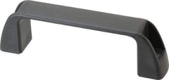 J.W. Winco - 5.2" Center to Center, Black Matte Finish Plastic Pull Handle - 1.46" Long, 1.77" High - Benchmark Tooling