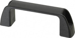 J.W. Winco - 95.5mm Center to Center, Black Matte Finish Plastic Pull Handle - 30mm Long, 36mm High - Benchmark Tooling