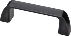 J.W. Winco - 117mm Center to Center, Black Matte Finish Plastic Pull Handle - 34mm Long, 41mm High - Benchmark Tooling