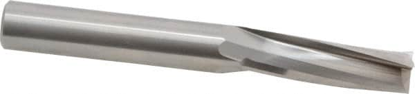 Onsrud - 1/2" Cutting Diam x 1-5/8" Length of Cut, 3 Flute, Upcut Spiral Router Bit - Uncoated, Right Hand Cut, Solid Carbide, 4" OAL x 1/2" Shank Diam, Three Edge, 10° Helix Angle - Benchmark Tooling