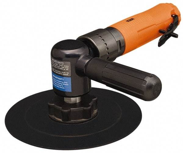 Dotco - 9,000 RPM, 0.9 hp, Handheld Pneumatic Buffer - 5/8-11" Spindle Thread, 1/4" Inlet - Benchmark Tooling