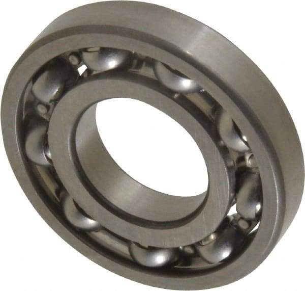 SKF - 3/4" Bore Diam, 1-5/8" OD, Open Deep Groove Radial Ball Bearing - 5/16" Wide, 1 Row, Round Bore, 1,150 Lb Static Capacity, 2,100 Lb Dynamic Capacity - Benchmark Tooling