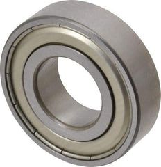 SKF - 3/4" Bore Diam, 1-5/8" OD, Double Shield Deep Groove Radial Ball Bearing - 7/16" Wide, 1 Row, Round Bore, 1,150 Lb Static Capacity, 2,100 Lb Dynamic Capacity - Benchmark Tooling