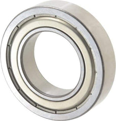 SKF - 1-1/4" Bore Diam, 2-1/4" OD, Double Shield Deep Groove Radial Ball Bearing - 1/2" Wide, 1 Row, Round Bore, 2,090 Lb Static Capacity, 3,150 Lb Dynamic Capacity - Benchmark Tooling