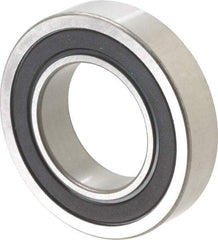 SKF - 1-1/4" Bore Diam, 2-1/4" OD, Double Seal Deep Groove Radial Ball Bearing - 1/2" Wide, 1 Row, Round Bore, 2,090 Lb Static Capacity, 3,150 Lb Dynamic Capacity - Benchmark Tooling