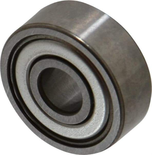 SKF - 1/4" Bore Diam, 3/4" OD, Double Shield Deep Groove Radial Ball Bearing - 9/32" Wide, 1 Row, Round Bore, 261 Lb Static Capacity, 632 Lb Dynamic Capacity - Benchmark Tooling