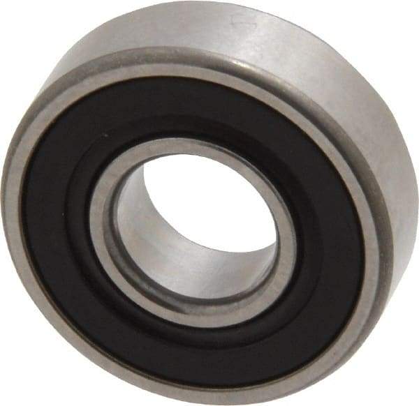 SKF - 1/4" Bore Diam, 5/8" OD, Double Seal Deep Groove Radial Ball Bearing - 0.196" Wide, 1 Row, Round Bore, 139 Lb Static Capacity, 332 Lb Dynamic Capacity - Benchmark Tooling