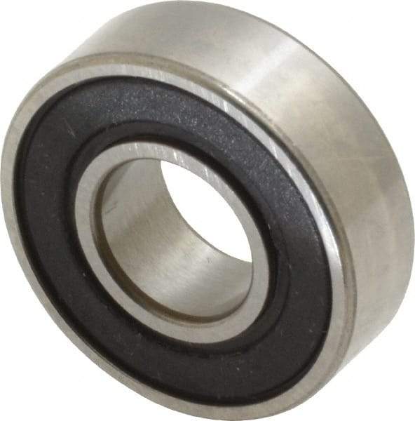 SKF - 3/8" Bore Diam, 7/8" OD, Double Seal Deep Groove Radial Ball Bearing - 9/32" Wide, 1 Row, Round Bore, 301 Lb Static Capacity, 746 Lb Dynamic Capacity - Benchmark Tooling