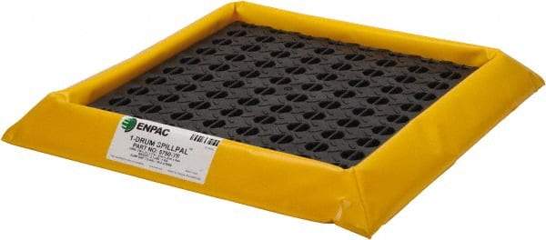 Enpac - Spill Pallets, Platforms, Sumps & Basins Number of Drums: 1 Sump Capacity (Gal.): 10.00 - Benchmark Tooling