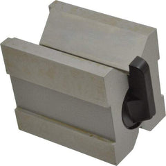 SPI - 0.19 to 1-3/4" Capacity, 90° Angle, Steel V-Block - 2-3/8" Long x 2-3/4" Wide x 2" High, Sold as Individual - Benchmark Tooling