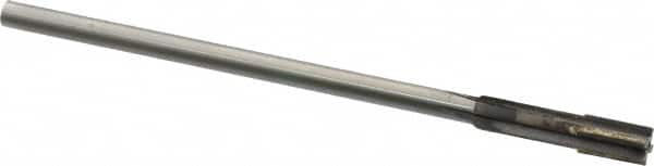 Made in USA - 0.2041 to 0.221" Diam, 13/64" Diam Shank, 1-1/4" Flute, Semi Finish Semi Ground Chucking Reamer - Benchmark Tooling