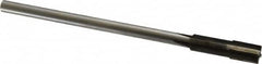 Made in USA - 0.3151 to 0.347" Diam, 9/32" Diam Shank, 1-1/2" Flute, Semi Finish Semi Ground Chucking Reamer - Benchmark Tooling