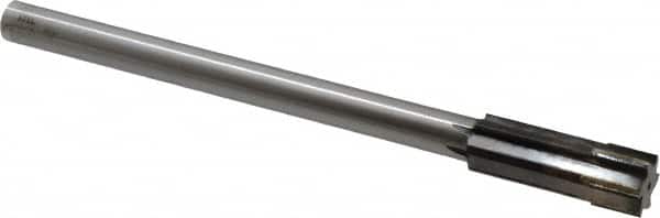 Made in USA - 0.6911 to 0.722" Diam, 9/16" Diam Shank, 2-1/4" Flute, Semi Finish Semi Ground Chucking Reamer - Benchmark Tooling