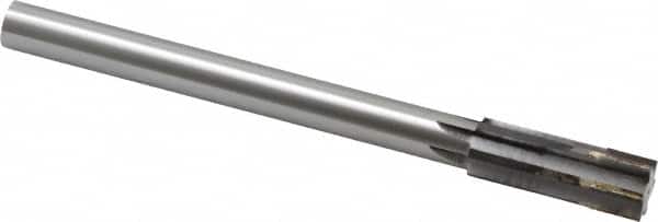 Made in USA - 0.8471 to 0.878" Diam, 3/4" Diam Shank, 2-5/8" Flute, Semi Finish Semi Ground Chucking Reamer - Benchmark Tooling
