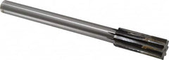 Made in USA - 1.0661 to 1.128" Diam, 7/8" Diam Shank, 2-7/8" Flute, Semi Finish Semi Ground Chucking Reamer - Benchmark Tooling