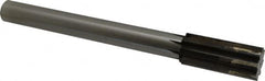 Made in USA - 1.1906 to 1.253" Diam, 1" Diam Shank, 3" Flute, Semi Finish Semi Ground Chucking Reamer - Benchmark Tooling