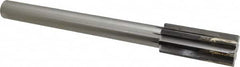 Made in USA - 1.3156 to 1.378" Diam, 1" Diam Shank, 3-1/4" Flute, Semi Finish Semi Ground Chucking Reamer - Benchmark Tooling