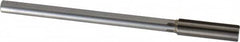 Made in USA - 9/16" Carbide-Tipped 6 Flute Chucking Reamer - Straight Flute, 0.4355" Straight Shank, 2" Flute Length, 8" OAL - Benchmark Tooling